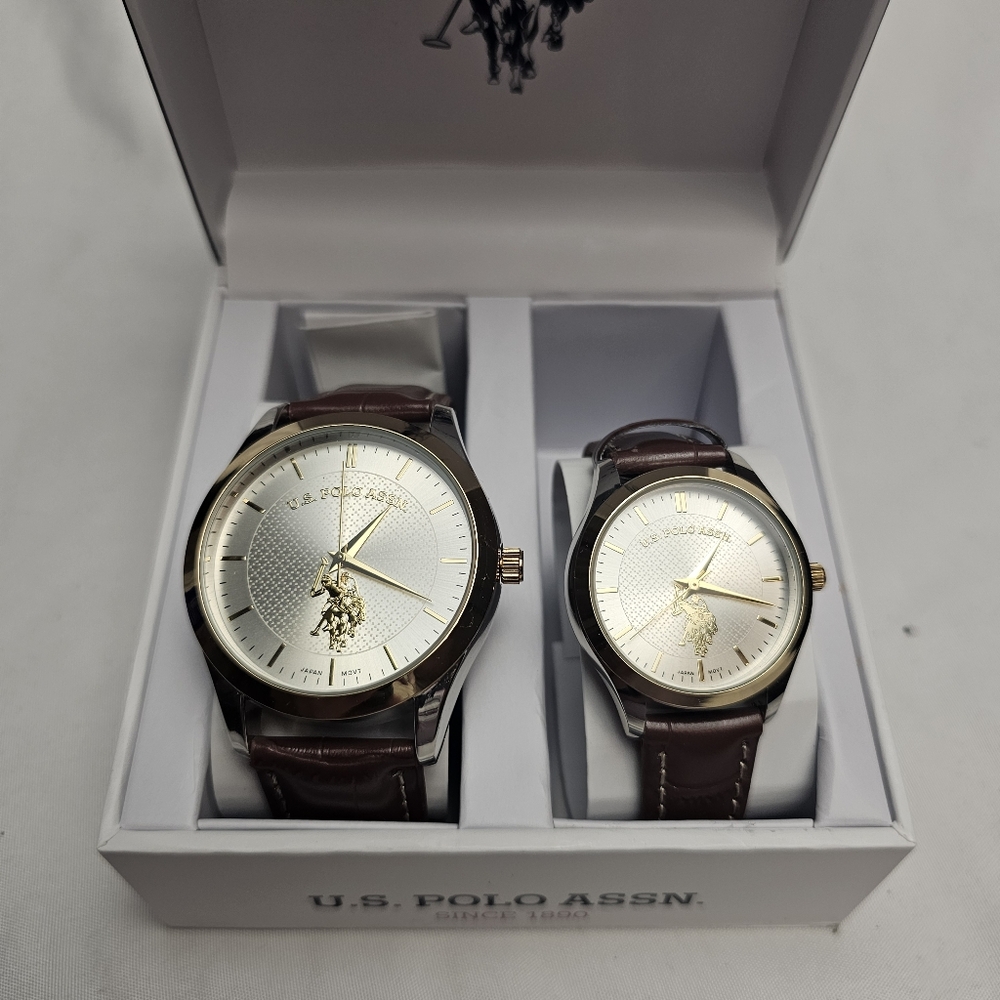 U.S. Polo Assn His and Hers Couples Watch